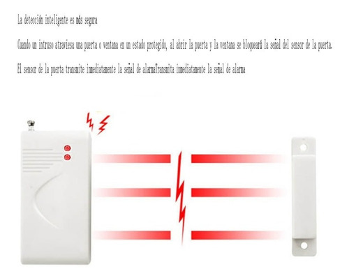 Imagen 4 de 6 de Sensor Magnetico Puerta-ventana Inalambrico