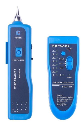Imagen 1 de 10 de Generador De Tono Chicharra Lan Tester Rj11 Rj45 Jw-360
