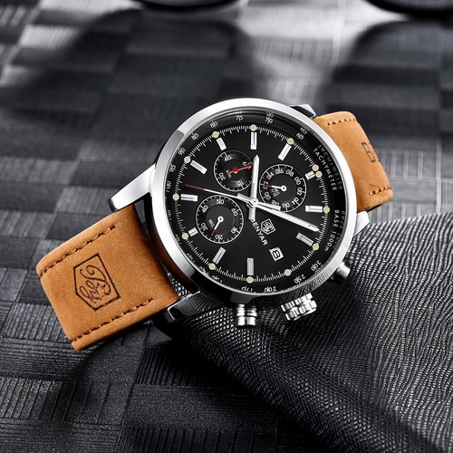 Reloj Benyar De Cuarzo Resistente Al Agua Para Hombre, ...