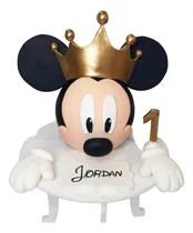 Comprar Cabeza De Minnie Mickey Porcelana Fria Centro De Torta