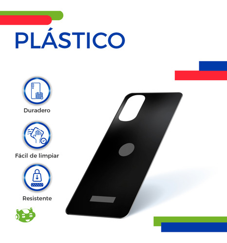 Tapa Trasera Compatible Con Moto G22 5g Xt2231-1 Xt2231-2 Xt2231-3 Xt2231-5 Color Negro Slim Company