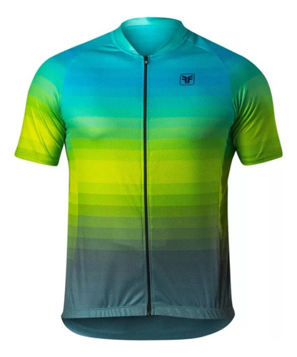 Camisa Ciclismo Free Force Basic Shore Verde