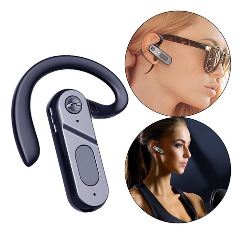 Gancho De Ouvido Bluetooth Sem Fio De Condução Óssea V5.2