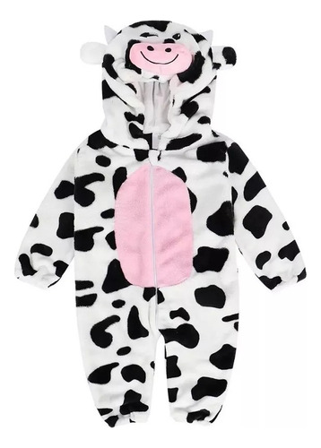 Paraparapijama Mono Capucha Mameluco Bebé Patrón Vacas Cospl