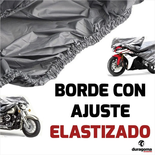 Funda Cobertor Cubre Moto Impermeable Uv Universal Talle L