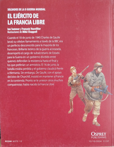 Warbooks - El Ejército De La Francia Libre (Usado)