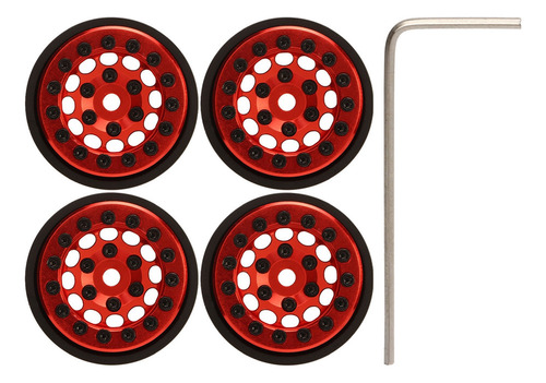 Llantas Beadlock Para Fms Fcx24 1/24 Rc