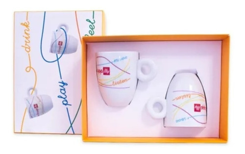 Set De Tazas Cappuccino Illy Happilly X2