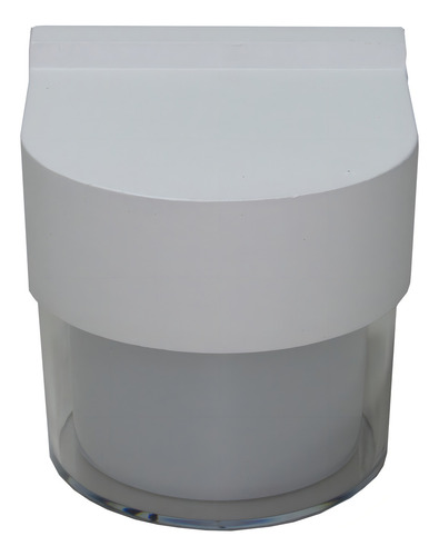 20 Pz Arbotante Led 12w Tipo Farol Para Exterior E Interior Color Carcasa Blanca Luz Amarilla (calida 3500k)