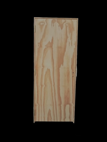 Combo Puerta Placa Pino Js Marco Madera + Ventiluz 40x30 60 Izquierda