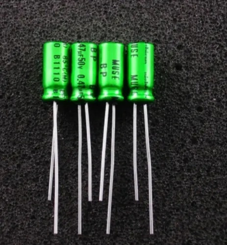 Kit 03 Nichicon Bp Muse 5x11mm 0.47uf X 50v Capacitor Audio