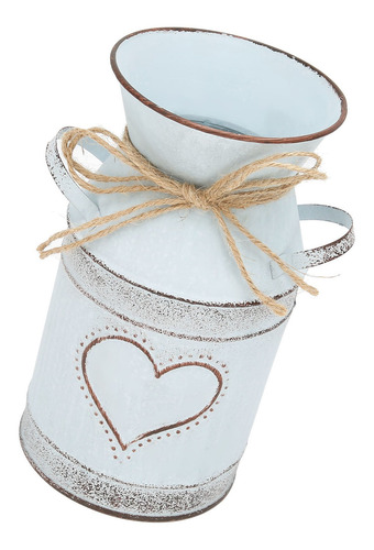 Jarrón Vintage Con Diseño Único En Forma De Corazón Y Cuerda