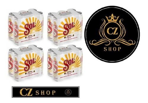 Cerveza Sol Ban X 24 Lat 269 Ml - mL a $43