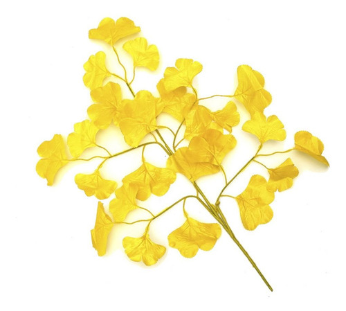 Hojas De Flor De Seda Simuladas De Ginkgo Biloba, 10 Estilos