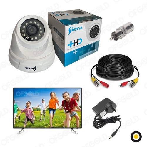 Kit Seguridad Camara Infrarroja Listo P/ Conectar Smart Tv