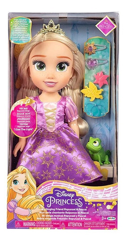 Muñeca Rapunzel Musical Disney Princesas 38cm Tapimovil