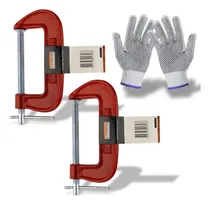 Comprar Kit 2 Grampo Marceneiro Tipo C Leve 4 Polegadas - Brinde
