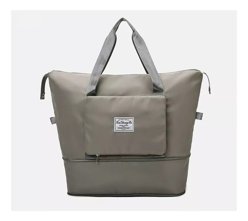 Bolsa De Viaje Impermeable Plegable Y Expandible 2022 Color D Grey