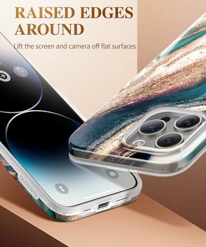 Funda Para iPhone 15 Pro Max Drift Sand/oscuro Piel Sintetic