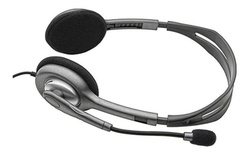 Audífonos Logitech H111 Gris Con Micrófono Integrado