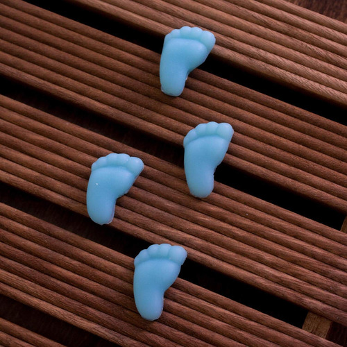 Imagem 3 de 4 de Molde Forma Silicone Pe De Bebe 4cav.