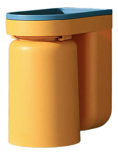 Soporte Para Cepillo De Dientes Con Taza Para Hacer Amarillo