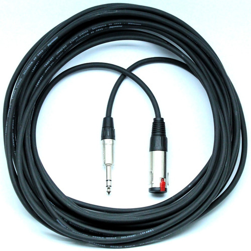 Kit 6 Cabo Fone P10 Fêmea X P10 Macho Com 5m + 12 Adaptador