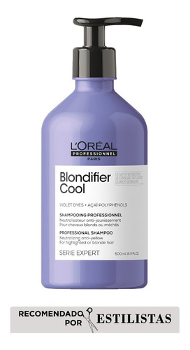 Shampoo Matizador Blondifiercool 500ml L'oréal Professionnel