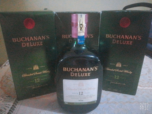 Imagen 1 de 1 de Original Whisky Buchana's De Luxe De Litro 