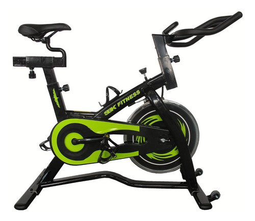 Bicicleta fija plegable SBK CM-123D para spinning color verde