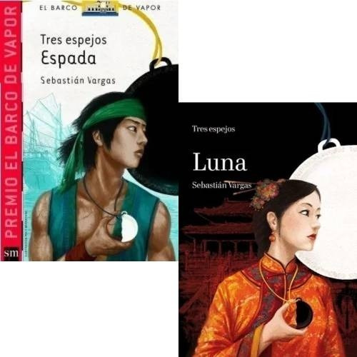 Imagen 1 de 4 de Pack Sebastián Vargas - Tres Espejo Espada + Luna (2 Libros)