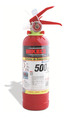 Extintor Recargable 500 G Mikel's