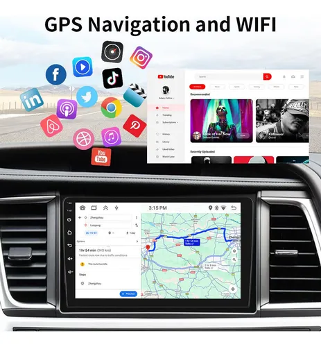 Estéreo De Coche Android 2+32g, 7 Pulgadas, Wifi, Gps, Carpl