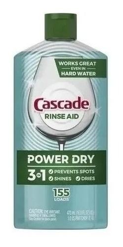 Cascade Rinse Aid Abrillantador Para Lava Vajillas 473 Ml