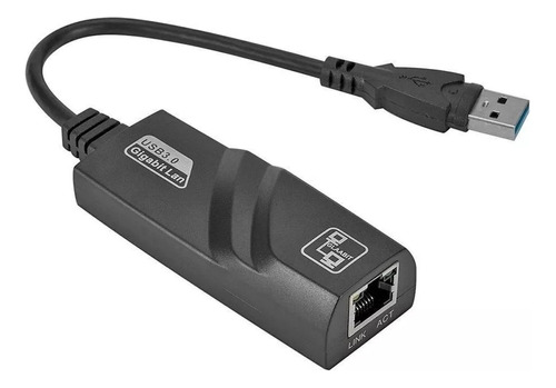 Adaptador Usb 3.0 A Rj45 Gigabit Ethernet Lan 10/100/1000