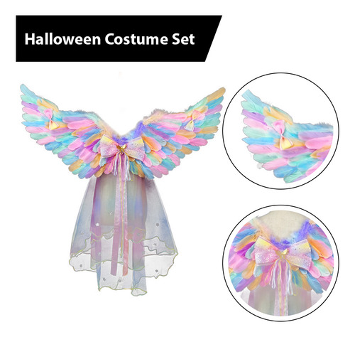 Set De Accesorios Para Disfraces Halloween Devil Angel Cospa