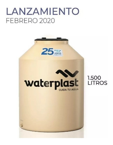 Tanque De Agua Waterplast Tricapa 1500 Litros + Flotante