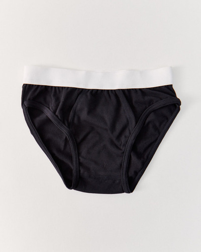 Imagen 3 de 4 de Slip Lion, De Hombre, Liso, Algodón, Negro, Equus