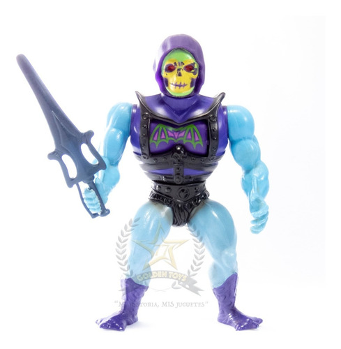 He Man Motu Skeletor Battle Armor Vintage 5 Golden Toys (Usado)