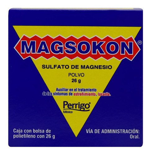 Magsokon Sulfato De Magnesio Polvo 26 G Perrigo