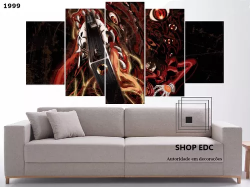 Quadro Decorativo Hellsing Ultimate Fanart Personagens