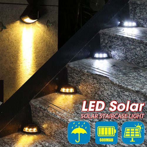 Luzes Solares Impermeáveis Com Interruptor Automático Led Ex
