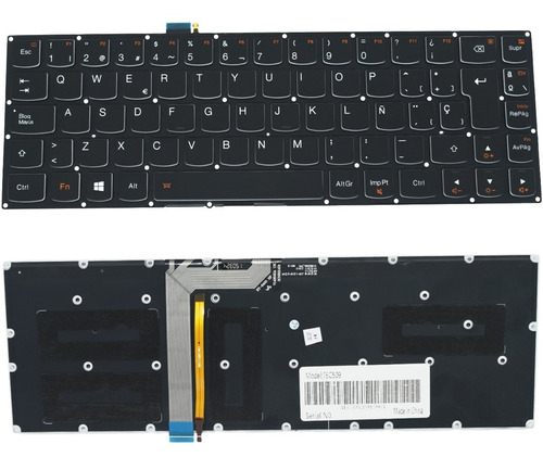 Teclado Lenovo Ideapad Yoga 3 Pro 13 Negro Español Iluminado