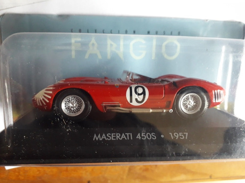 Auto Escala 1.43 Colección Fangio Maserati 450 Con Revista