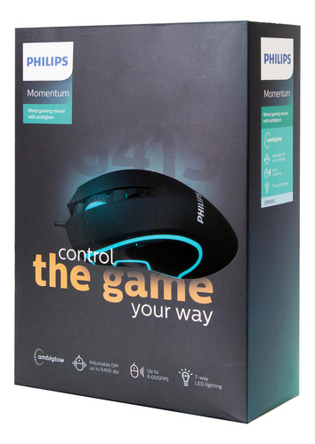 Spk9413 Mouse Gamer Alambrico Philips 6 Botones