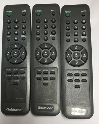 Control Remoto Tv Goldstar 105-210j