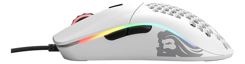 Mouse Gamer Glorious Model O Sensor Pixart 3360, Blanco Mate