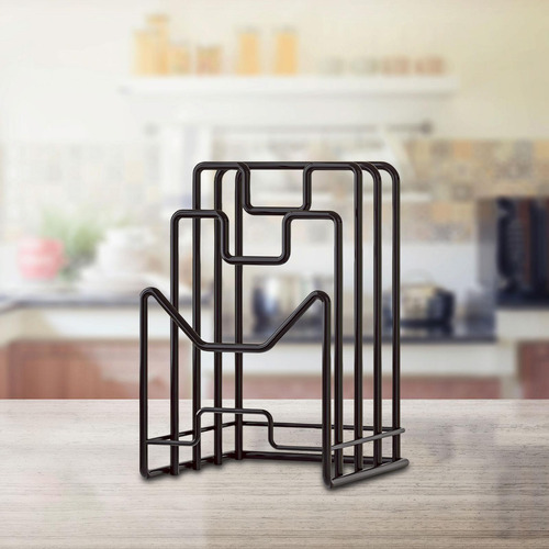 Rejilla Para Tabla De Cortar, Soporte Para Utensilios Negro