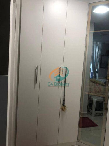 Studio Com 1 Dormitório À Venda, 38 M² Por R$ 335.000,00 - Vila Augusta - Guarulhos/sp - St0063