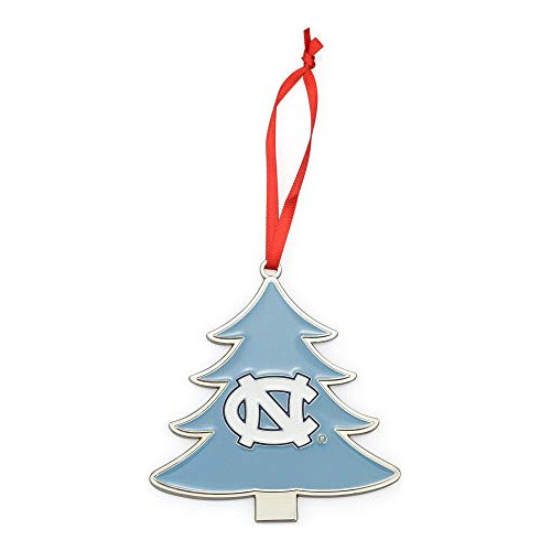 North Carolina Tar Heels (unc) Adorno Navideño De Meta...